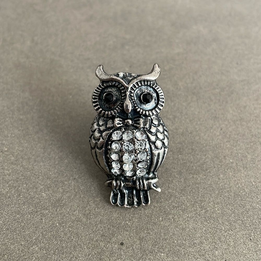 Adjustable Owl Ring